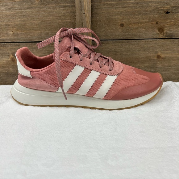 adidas Women's Rose and White Sneakers - Picture 11 of 15